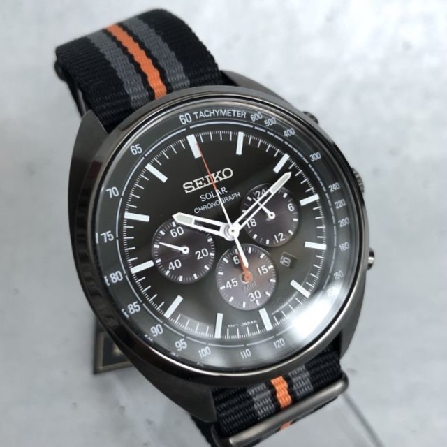 【新品】セイコー リクラフト クロノグラフ SEIKO ソーラー メンズ腕時計