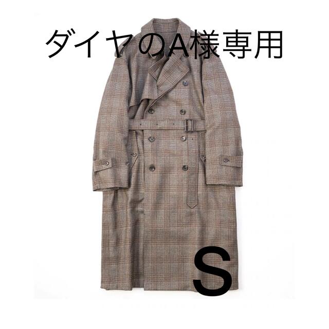 stein oversized Overlapped trench coat