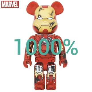 メディコムトイ(MEDICOM TOY)のBE@RBRICK IRON MAN MARK VII DAMAGE 1000%(キャラクターグッズ)