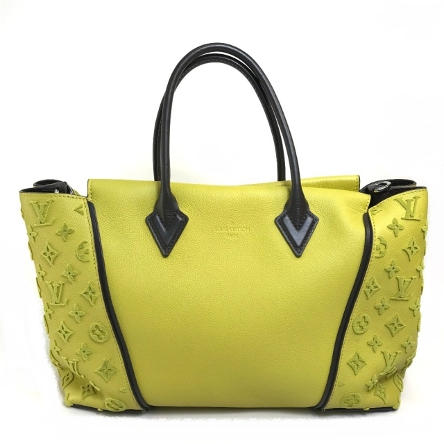 人気定番の LOUIS VUITTON イエロー×ブラック ピスタッシュ レザー