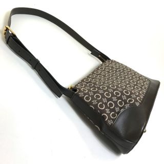 E21 綺麗 セリーヌ CELINE マカダム キャンバス ショルダーバッグ