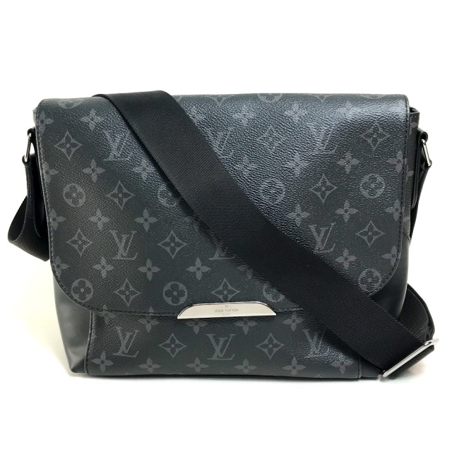 ルイヴィトン LOUIS VUITTON メッセンジャー・エクスプローラーPM M40565 モノグラム エクリプス 斜め掛け ショルダーバッグ モノグラムエクリプスキャンバス ブラック