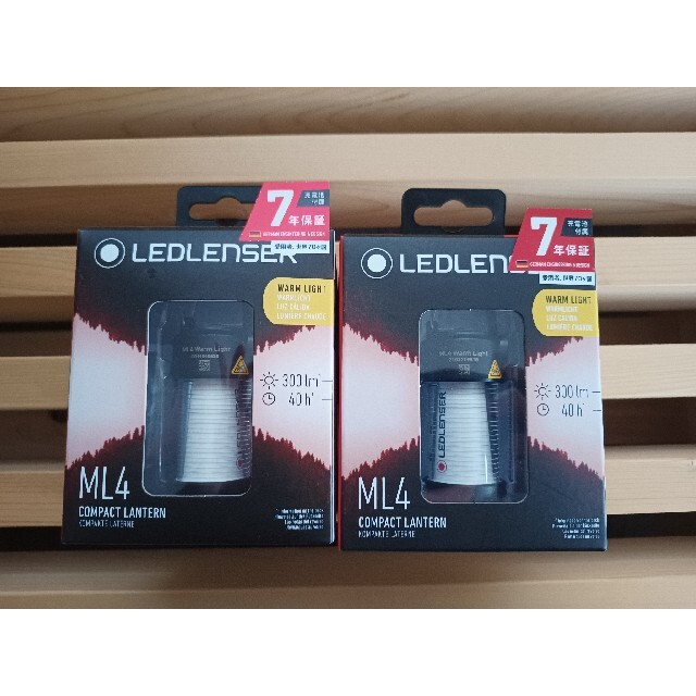 口コミ LEDLENSER ML4 Warm Light 2個セット ライト/ランタン