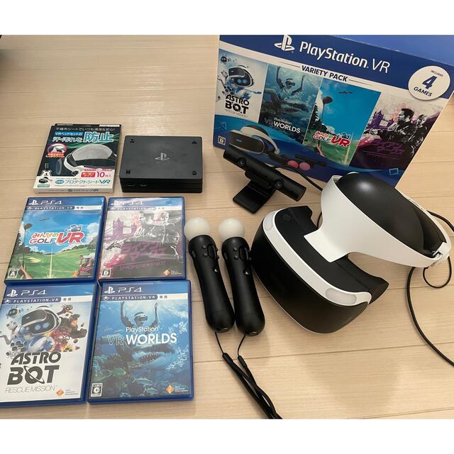 PlayStation VR(プレイステーションヴィーアール)のPlayStation VR Variety Pack エンタメ/ホビーのゲームソフト/ゲーム機本体(家庭用ゲーム機本体)の商品写真