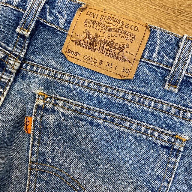 Levi's(リーバイス)のUSA製 Levi's 505 リーバイス 米国製 W39cm L73cm メンズのパンツ(デニム/ジーンズ)の商品写真