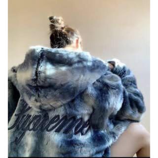 ブルゾン【XL】supreme faux fur reversible blue