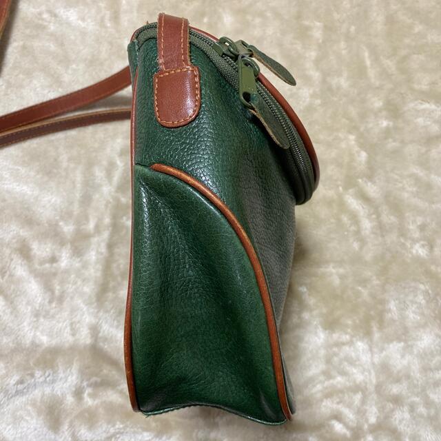 Lochie(ロキエ)の緑　ショルダーバック　古着　used vintage bag  レディースのバッグ(ショルダーバッグ)の商品写真