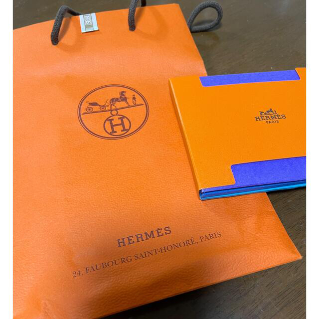 超レア!新品未使用◇エルメス◇ポストイット&ケース◇オレンジ◇箱