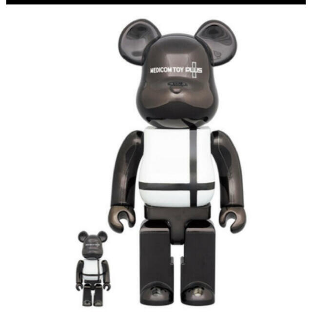 新品未使用BE@RBRICK ベアブリック  1000% ブラッククローム