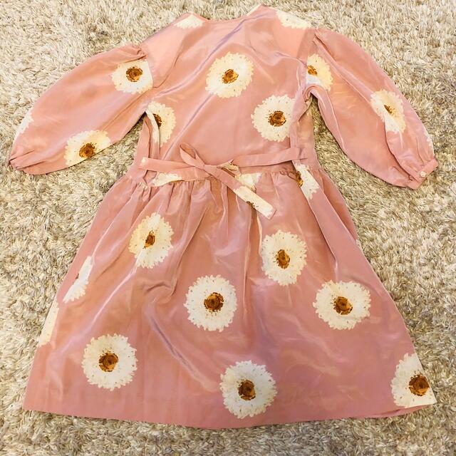 PINK HOUSE(ピンクハウス)のベビーピンクハウス花柄ワンピース　L キッズ/ベビー/マタニティのキッズ服女の子用(90cm~)(ワンピース)の商品写真