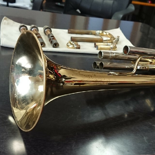 大当たり！アーリーエリクハート バック トランペット 楽器の管楽器(トランペット)の商品写真