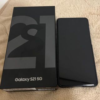 ギャラクシー(Galaxy)のGalaxy S21 5G 【使用歴浅、SIMフリー、PITAKAケース付き】(スマートフォン本体)