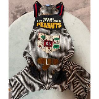 ピーナッツ(PEANUTS)のペットパラダイスPEANUTS オーバーオール【*mini-mini*様専用】(ペット服/アクセサリー)