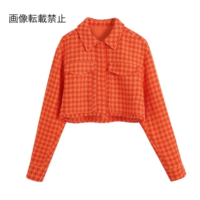 ZARA - 🧥2月新作👠7581◇千鳥柄 クロップド丈 ジャケットの通販 ZARA - 🧥2月新作👠7581◇千鳥柄 クロップド丈 ジャケットの通販