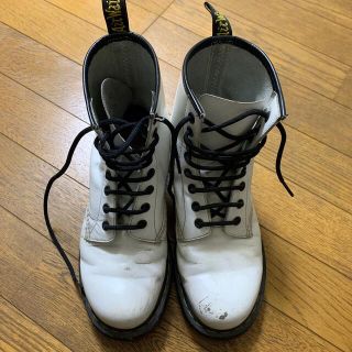 ドクターマーチン(Dr.Martens)のDr.Martens 8ホールブーツ 白(ブーツ)