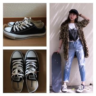 コンバース(CONVERSE)のブラック☆ローカット(スニーカー)