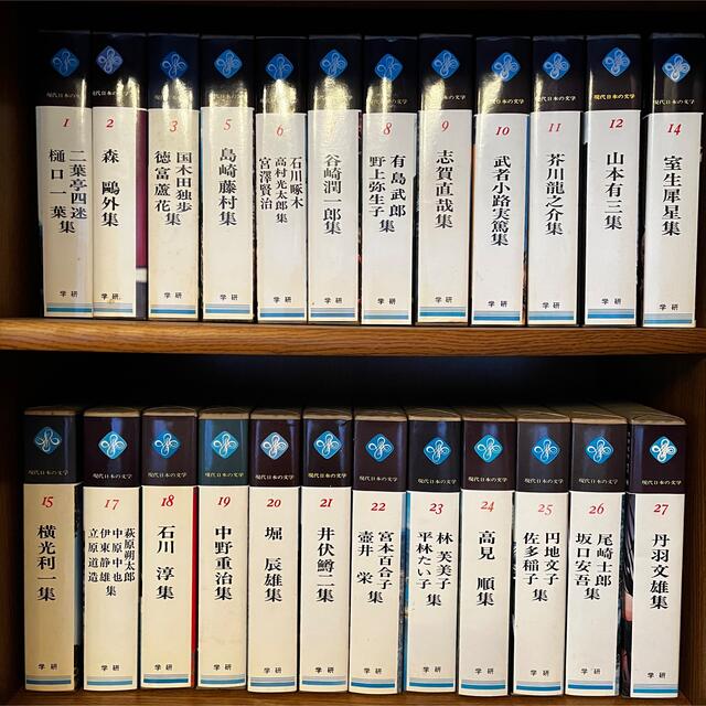 現代日本の文学 学研シリーズ① 文学+小説