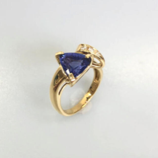 K18 タンザナイト リング 2.3ct 9号