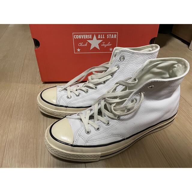 CONVERSE CHUCK 70 HIGH CT70 白レザー　正規品