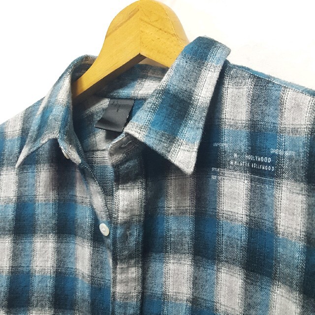 N.HOOLYWOOD(エヌハリウッド)のN.HOOLYWOOD STAMPED CHECK SHIRTS シャツ メンズのトップス(シャツ)の商品写真