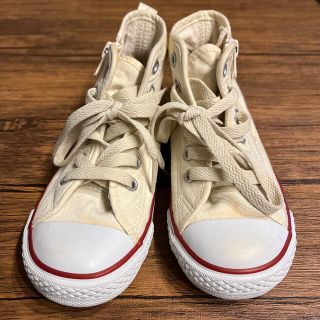 コンバース(CONVERSE)のコンバース ハイカット オフホワイト 18cm(スニーカー)