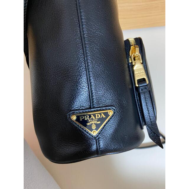 PRADA - 【売り切れ】PRADA デュエット レザー巾着型2wayショルダー