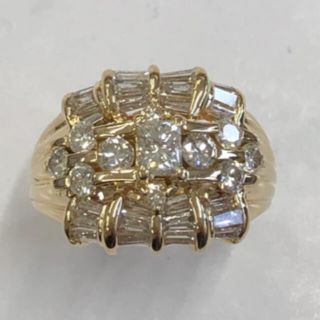 K18 ダイヤモンド リング　2.02ct(リング(指輪))