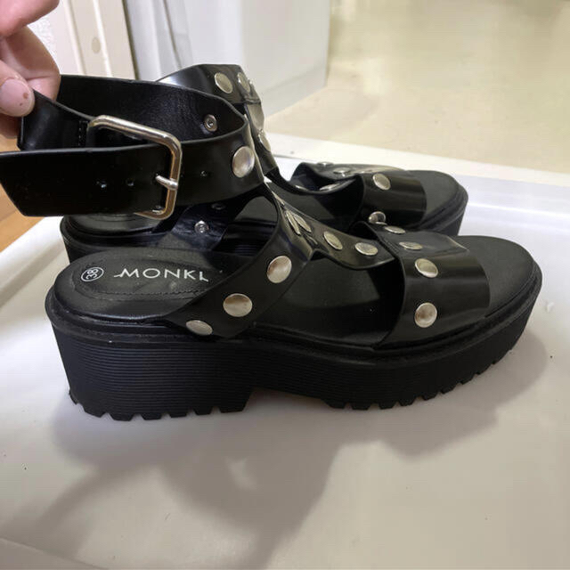 Monki(モンキ)のMonki studded gladiator sandals  レディースの靴/シューズ(サンダル)の商品写真