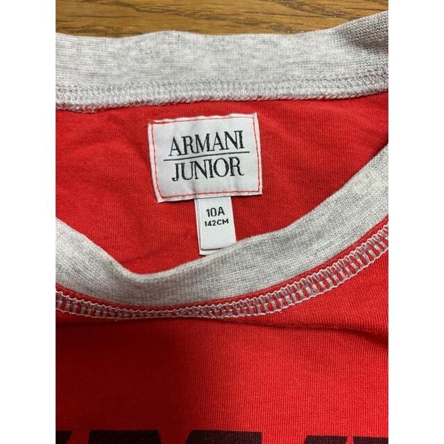 ARMANI JUNIOR(アルマーニ ジュニア)のアルマーニ　Tシャツ　　140 キッズ/ベビー/マタニティのキッズ服男の子用(90cm~)(Tシャツ/カットソー)の商品写真