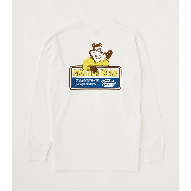 RODEO CROWNS WIDE BOWL(ロデオクラウンズワイドボウル)の新品タグ付き♥️ロデオ★MASTER BEAR長袖Tシャツ メンズのトップス(Tシャツ/カットソー(七分/長袖))の商品写真