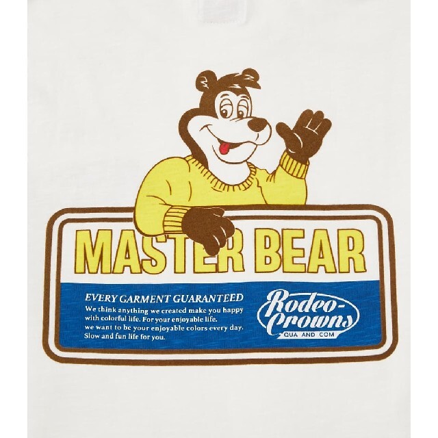 RODEO CROWNS WIDE BOWL(ロデオクラウンズワイドボウル)の新品タグ付き♥️ロデオ★MASTER BEAR長袖Tシャツ メンズのトップス(Tシャツ/カットソー(七分/長袖))の商品写真