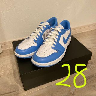 ナイキ(NIKE)のNIKE AIR JORDAN1 GOLF 28 UNC(スニーカー)