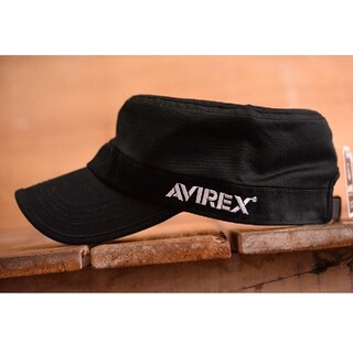 アヴィレックス(AVIREX)のAVIREX ワークキャップ(黒) 新品未使用品(キャップ)