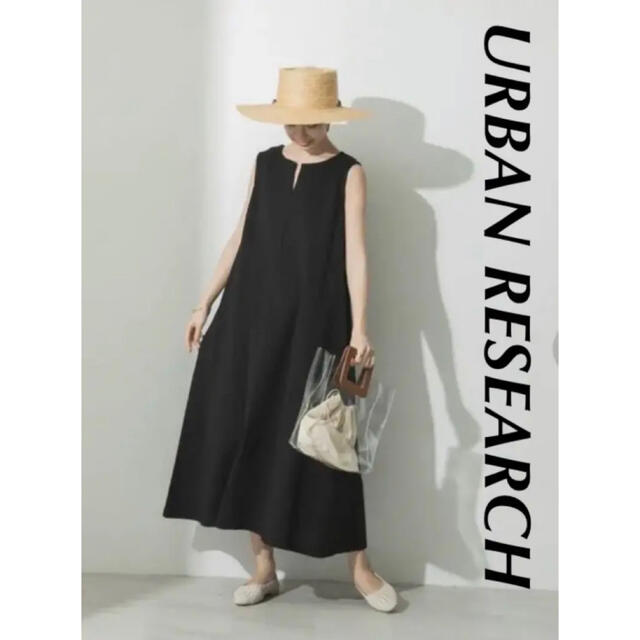 ロングワンピース/マキシワンピースURBAN RESEARCH UR TECH キーネックテントワンピース