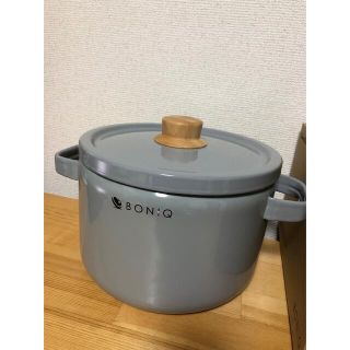 フジホーロー(富士ホーロー)のBONIQ ホーロー鍋 キャセロール ２２cm ５.６L(鍋/フライパン)