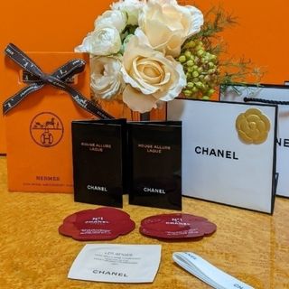 シャネル(CHANEL)のCHANEL♥ルージュアリュールラックリップ💄サンプル香水♥HERMESショッ(サンプル/トライアルキット)