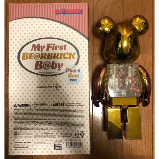 MY FIRST BE@RBRICK B@BY 金&ピンク Ver.400%