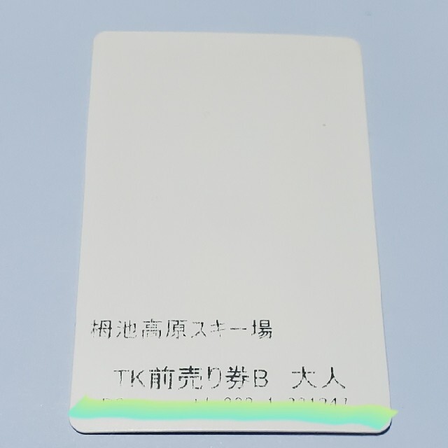 HAKUBA(ハクバ)の白馬　栂池高原スキー場　リフト１日券　引換不要 チケットの施設利用券(スキー場)の商品写真