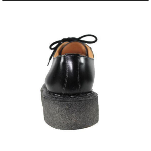 GEORGE COX(ジョージコックス)のGEORGECOXラバーソールシューズブラックレザーUK7（25.5～27cm) メンズの靴/シューズ(ブーツ)の商品写真