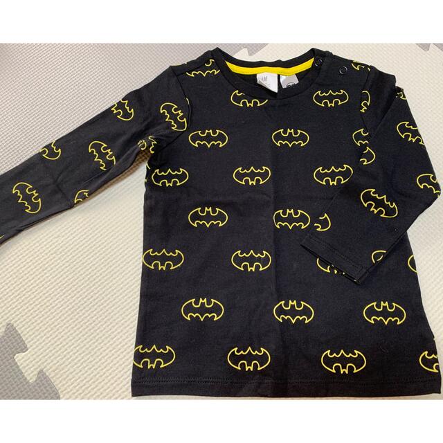 H&M(エイチアンドエム)のH&M バットマン Tシャツ2枚組 80 キッズ/ベビー/マタニティのベビー服(~85cm)(Ｔシャツ)の商品写真