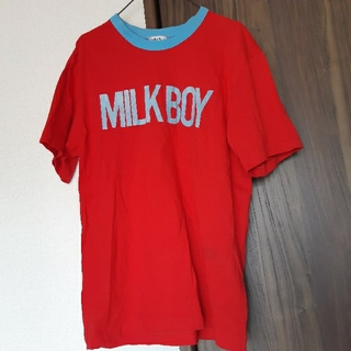 ミルクボーイ(MILKBOY)のMILK BOY　ミルクボーイ　Tシャツ　カットソー　赤　ブルー(Tシャツ(半袖/袖なし))