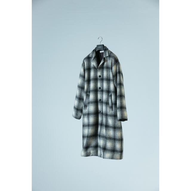 cootie Napping Ombre Check Shop Coat チェスターコート