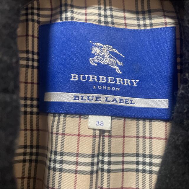 BURBERRY BLUE LABEL(バーバリーブルーレーベル)のバーバリーブルーレーベル　ウールコート レディースのジャケット/アウター(ロングコート)の商品写真