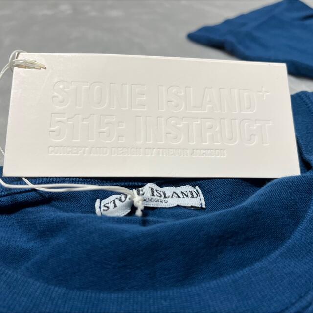 未使用 STONE ISLAND 胸ロゴ ロンT ブルー XXLサイズ - zimazw.org