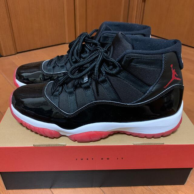 air jordan 11 bredスニーカー - スニーカー