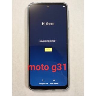 モトローラ(Motorola)のMOTOROLA 　moto g31  SIMフリー　超美品(スマートフォン本体)