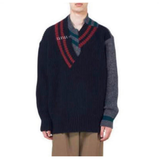 kolor - kolor 19aw クレイジーパターンニット ブラック3の通販 by