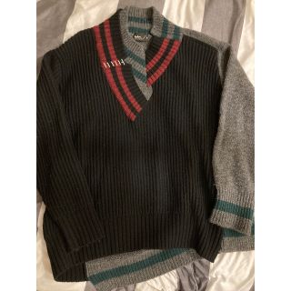 kolor - kolor 19aw クレイジーパターンニット ブラック3の通販 by