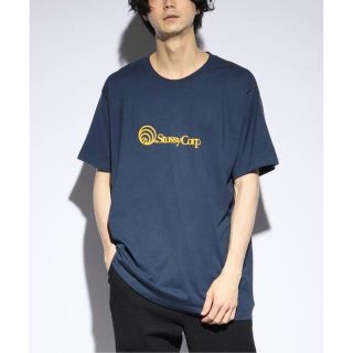 ステューシー(STUSSY)のSTUSSY ストゥーシー 半袖 Tシャツ ネイビー ロゴT(Tシャツ/カットソー(半袖/袖なし))