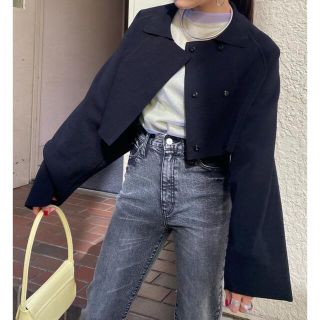 アメリヴィンテージ(Ameri VINTAGE)のAmeri vintage JACKET LIKE SHORT KNIT (ニット/セーター)